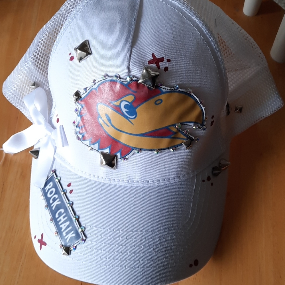 Custom KU bling Cap